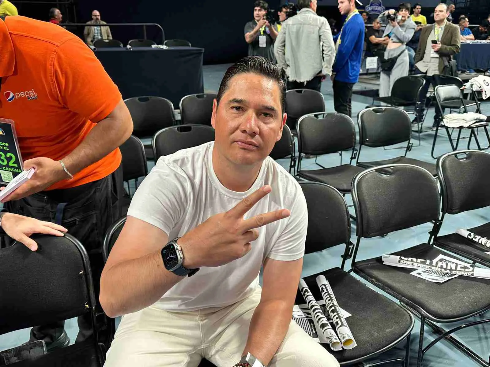 Moisés asistió al duelo de los Capitanes