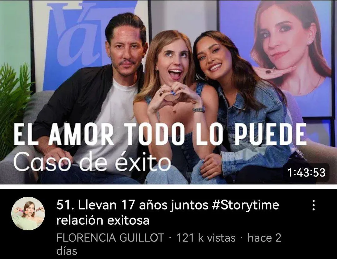 El video ya no se encuentra en el canal de Guillot