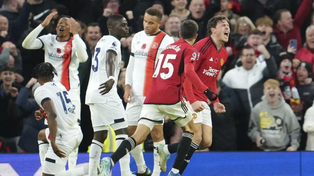 Lindelof celebra el gol del triunfo