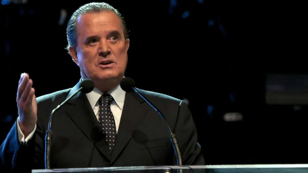 El narrador durante un evento