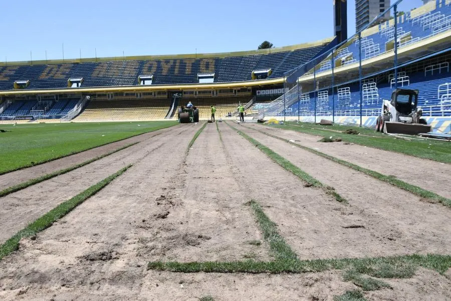 Habrá cambio de césped en el Gigante de Arroyito
