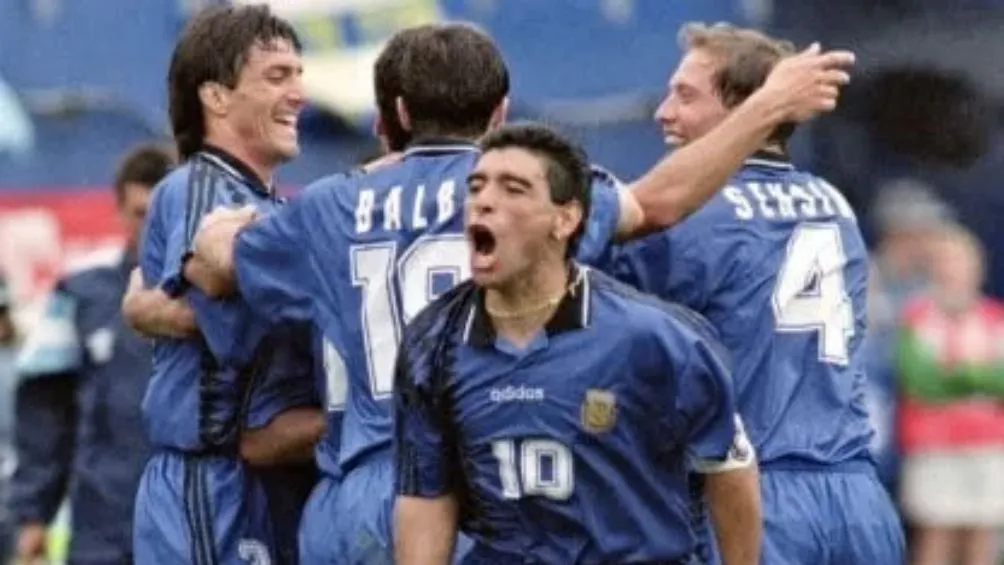 Argentina con su jersey en 1994
