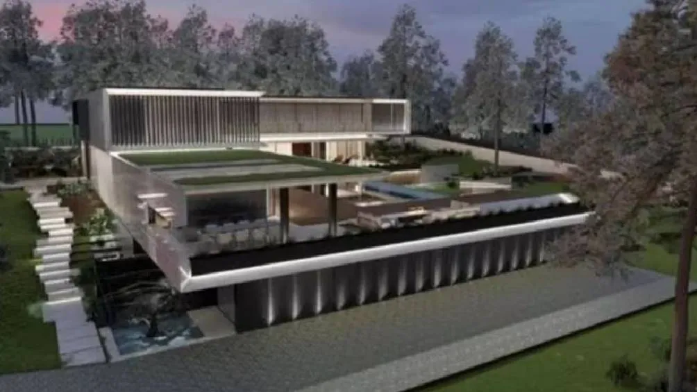 Twitter: @CR7Brasil La casa tendrá acabados de lujo al interior y enormes jardines al exterior.