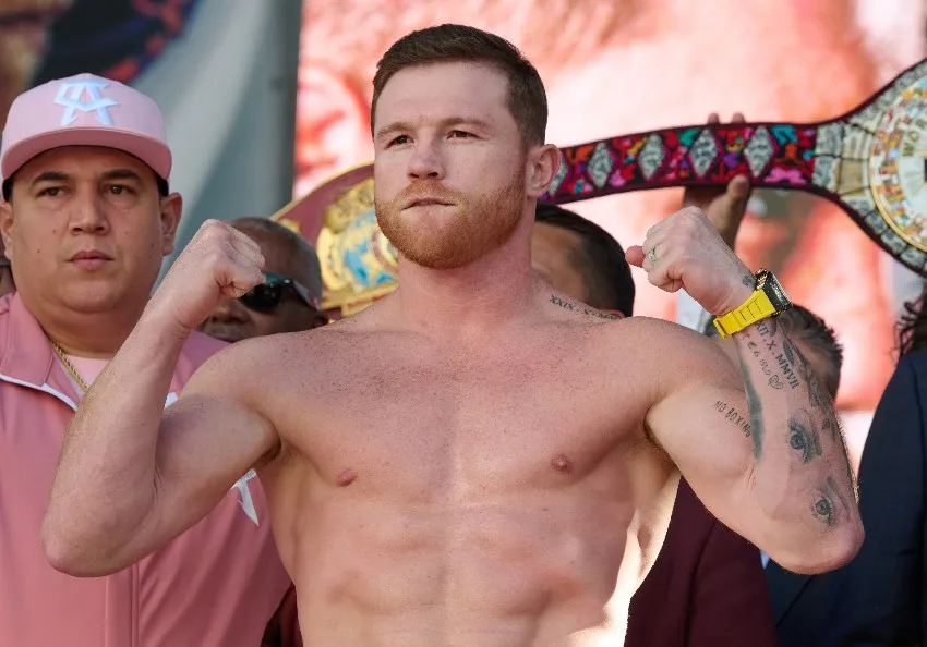 Canelo Álvarez previo a su pelea contra Charlo