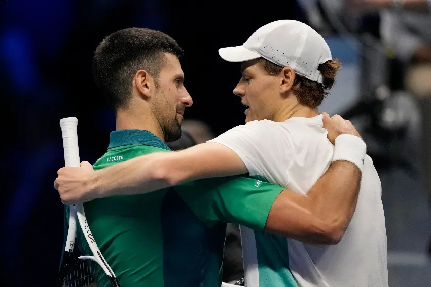 Nole cayó ante Jannik Sinner en Italia