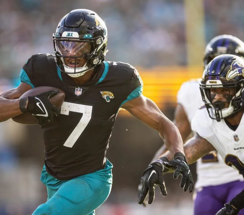 Jones en partido de NFL