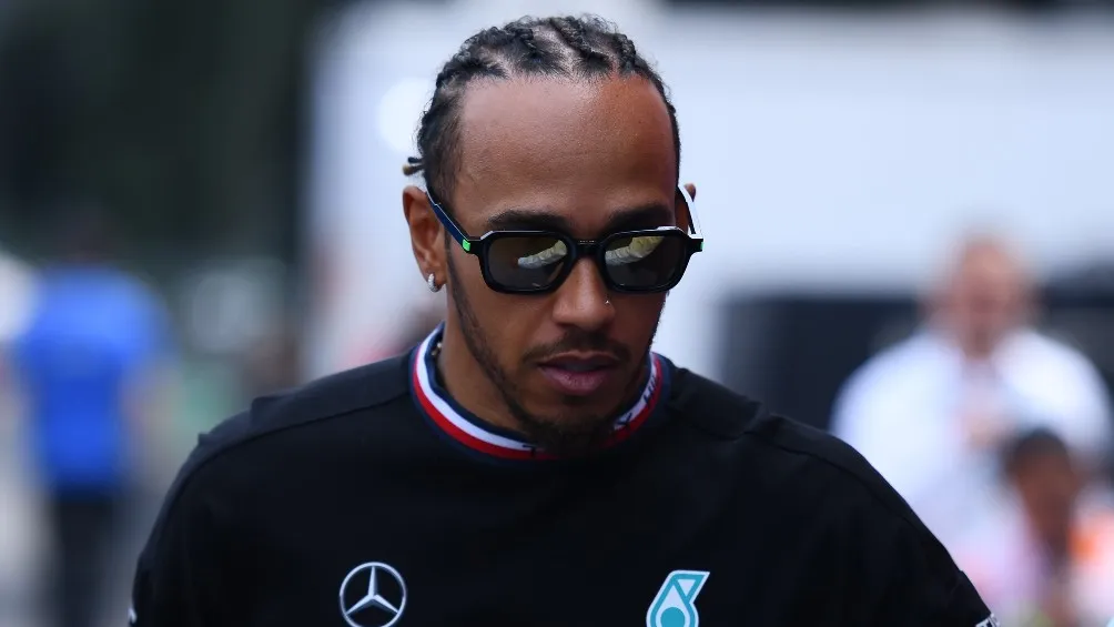 Lewis Hamilton previo a una carrera con Mercedes