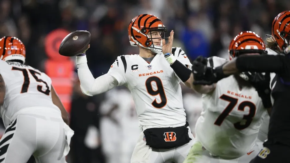 Joe Burrow salió del terreno de juego