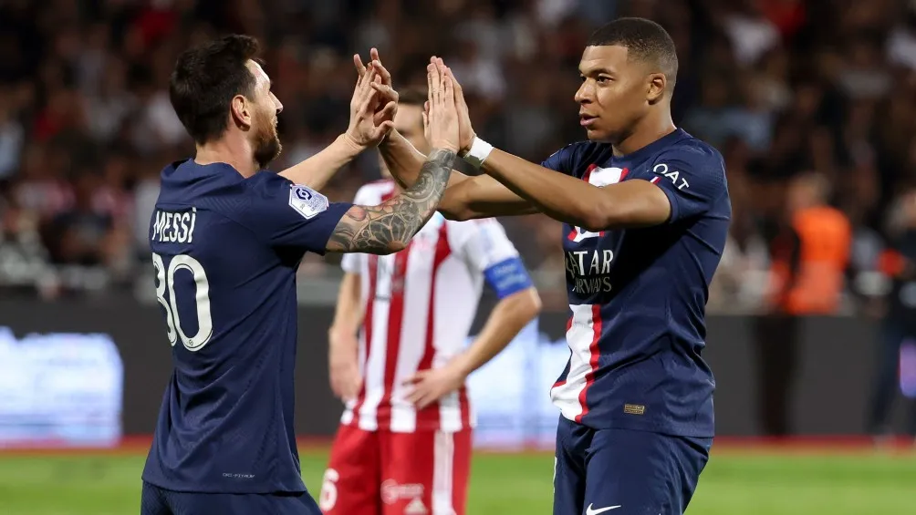 Leo y Mbappé fueron compañeros en PSG por dos temporadas