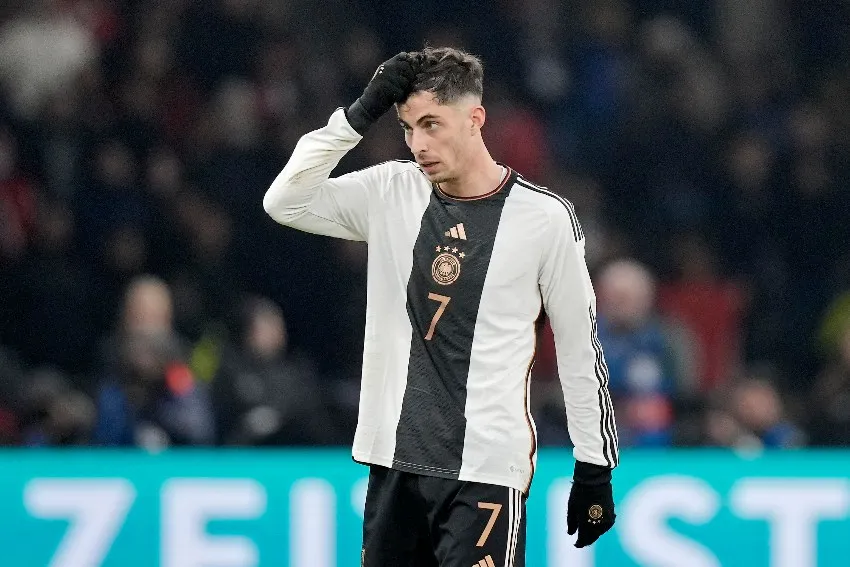 AP Havertz en la derrota de Alemania