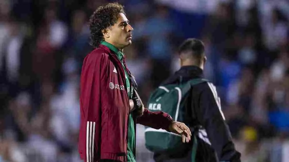 Ochoa tras su lesión contra Honduras