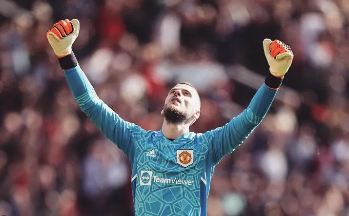 De Gea durante un partido