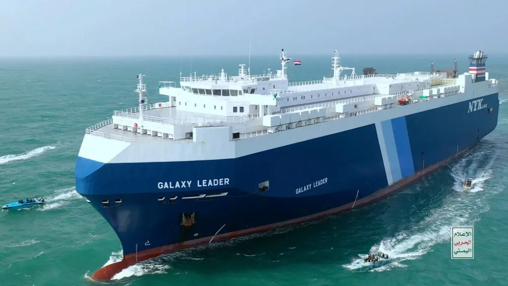 El Galaxy Leader fue abordado por rebeldes hutíes del Yemen