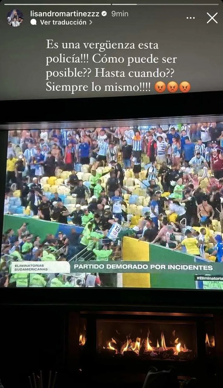 Lisandro Martínez en redes sociales