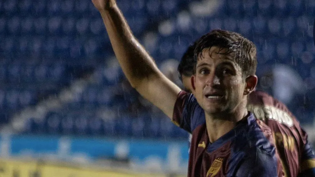 Los potros celebrando el primer gol