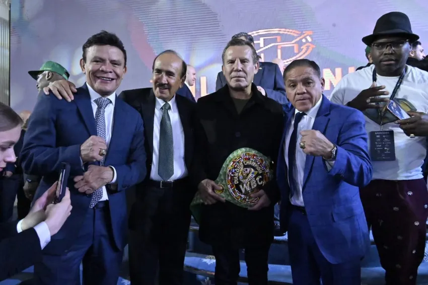 Parte de boxeadores mexicanos