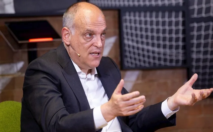 AP Javier Tebas dimitió a su cargo como presidente