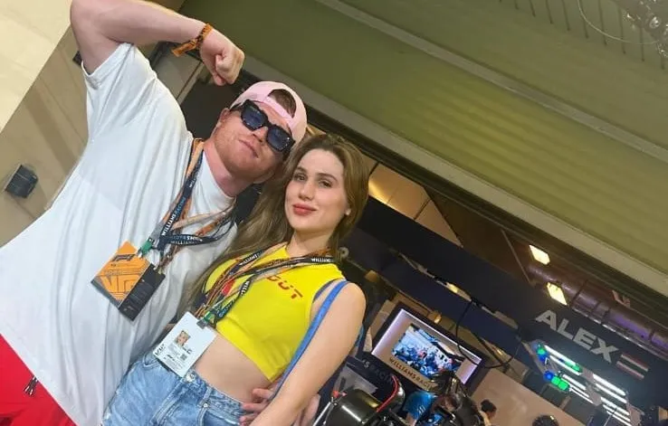 Canelo Álvarez y Fernanda Gómez