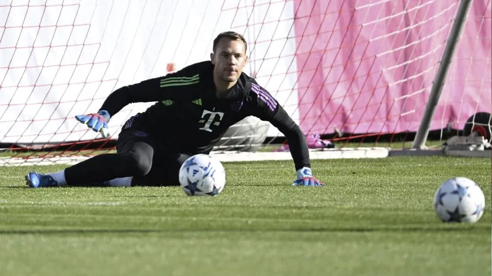 AP El arquero alemán durante un entrenamiento