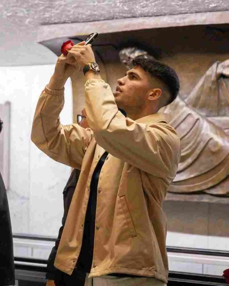 Carlos Alcaraz como turista en México