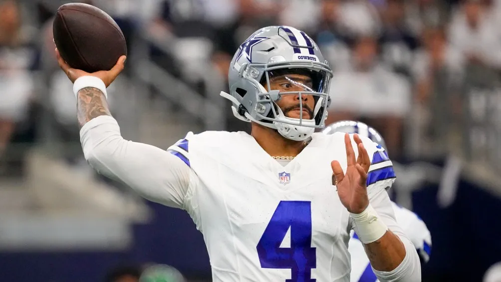 Dak Prescott en partido con Dallas