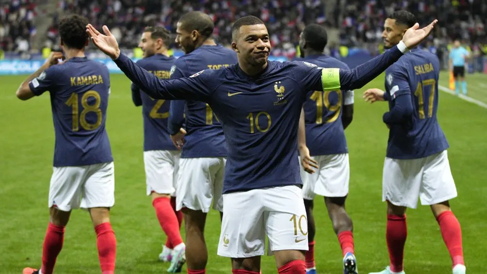 La Francia de Mbappé, ubicada en el segundo puesto