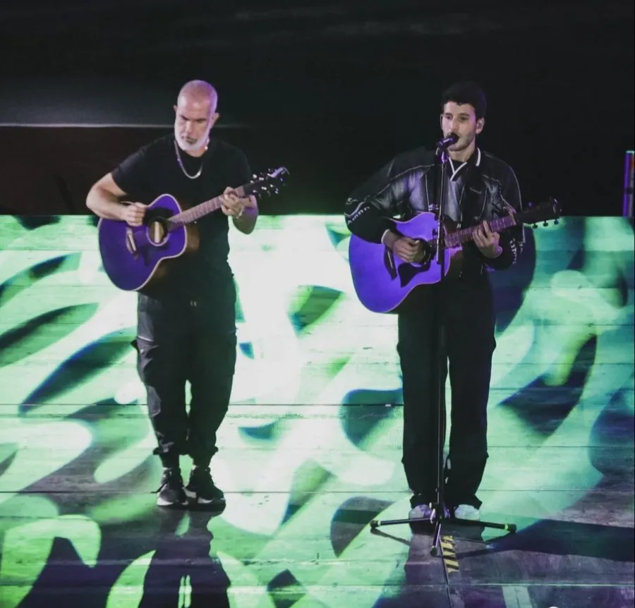 INSTAGRAM: @tennisfestmx Sebastián Yatra en el Tennis Fest