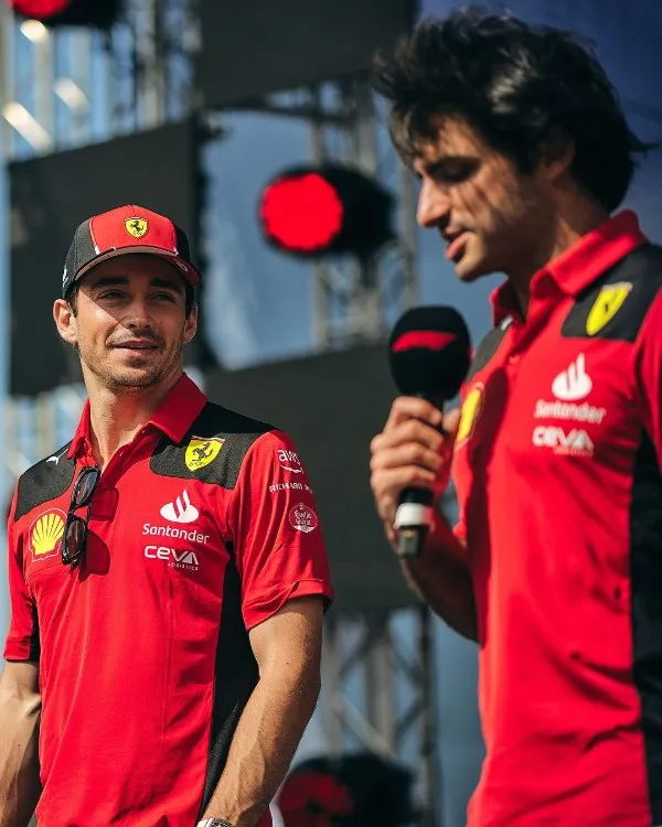 Leclerc y Sainz llevan haciendo equipo desde 2021