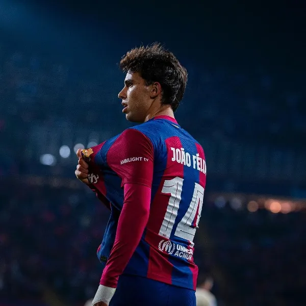 João Félix celebrando su gol