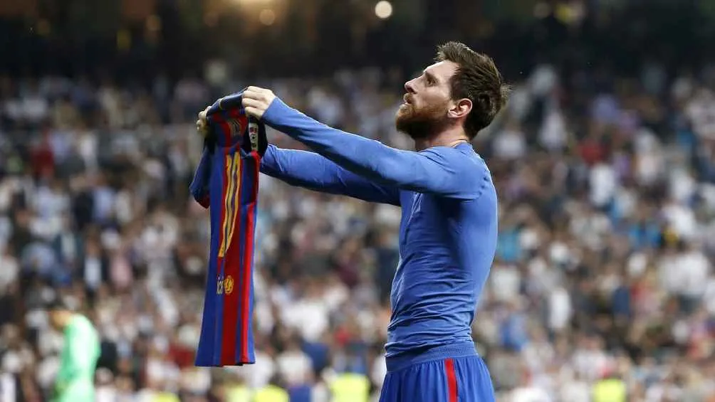Messi y su festejo icónico