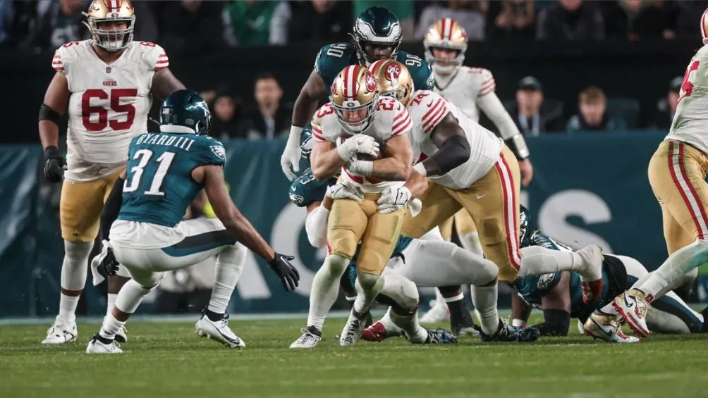 Los Niners pudieron vencer a los Eagles