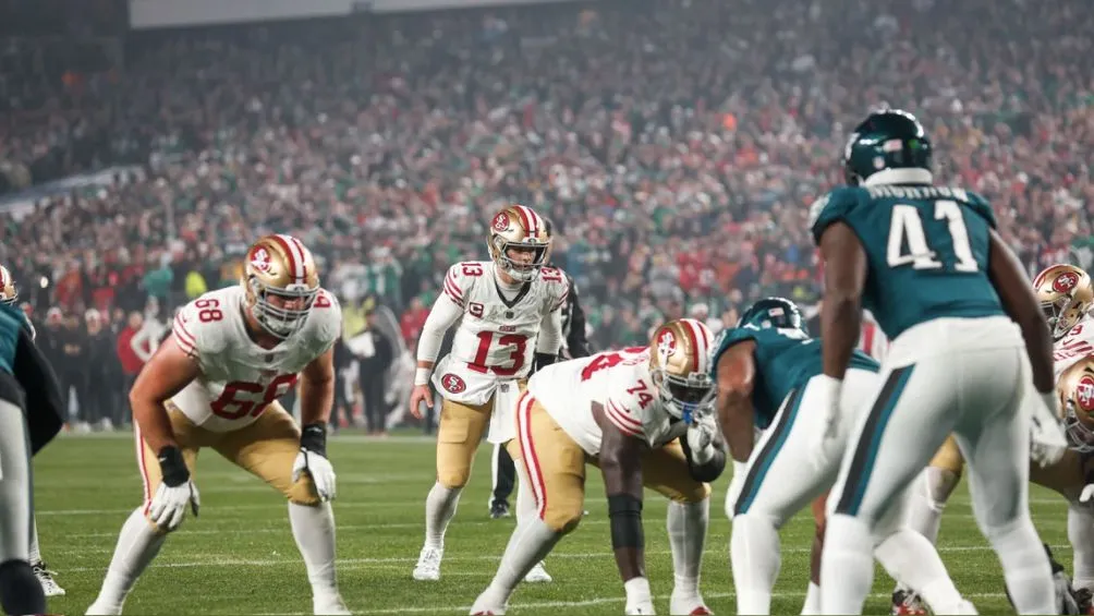 Borck Purdy en los controles ante Philadelphia