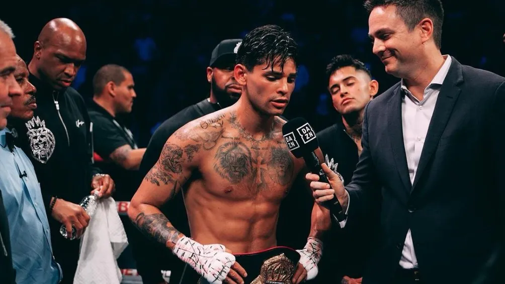 Ryan García en entrevista post pelea