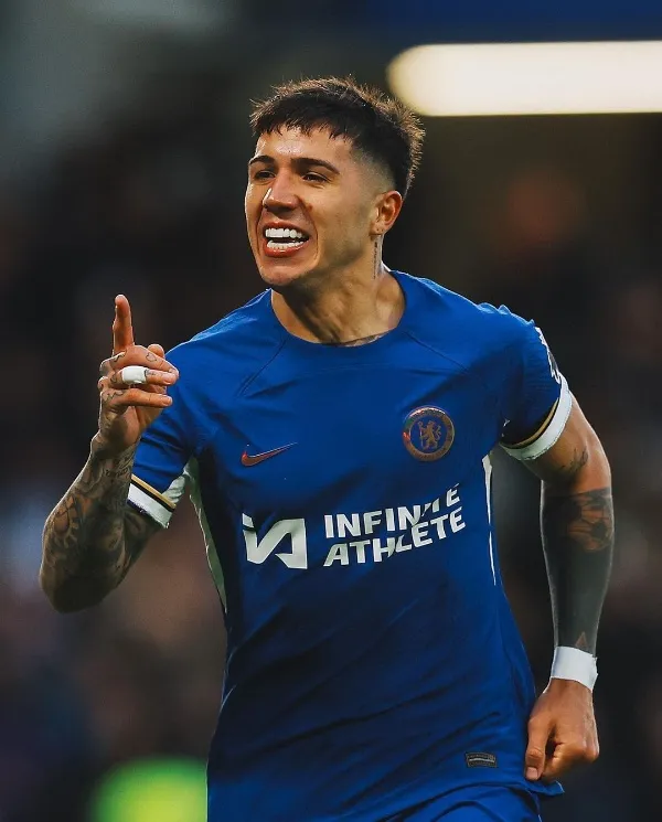 INSTAGRAM @chelseafc Enzo anotó doblete en el triunfo del Chelsea