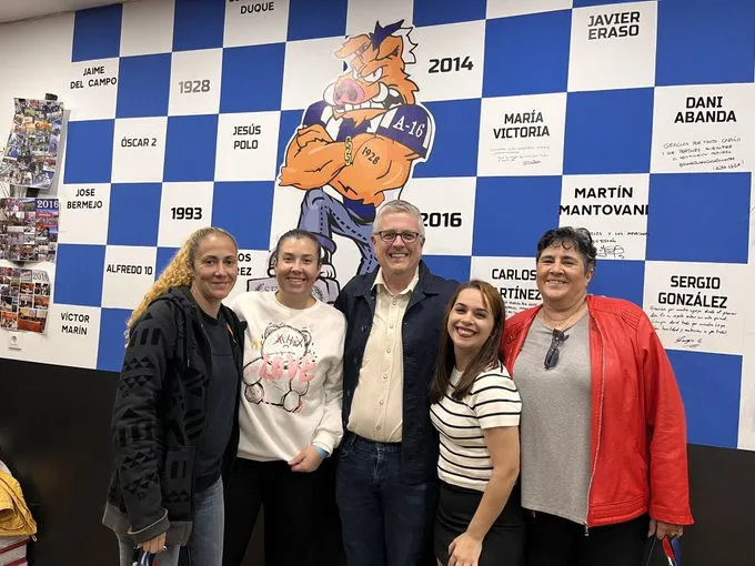 Luhnow en un evento del club Leganés