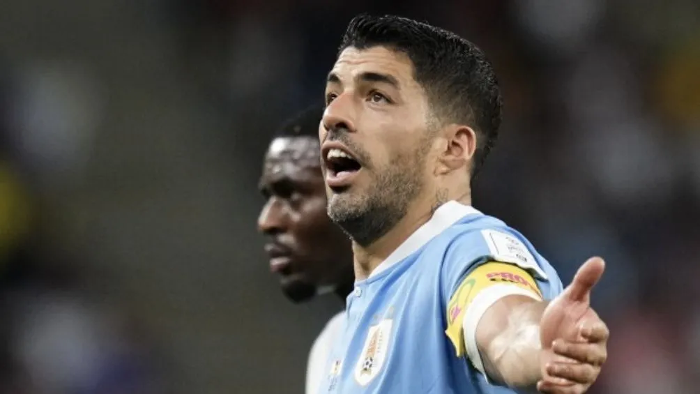 AP El delantero en un partido de la Selección Charrúa