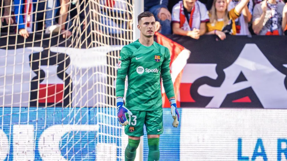 Peña registra tres partidos al frente de la portería blaugrana