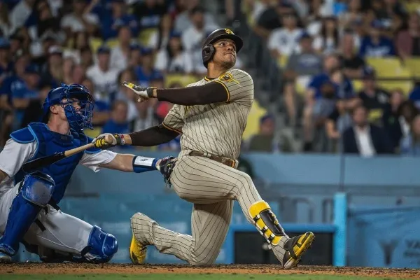 Soto jugando con los San Diego Padres