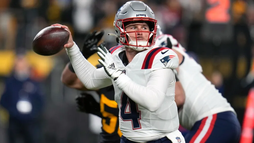 Bailey Zappe brilló en su visita a Pittsburgh