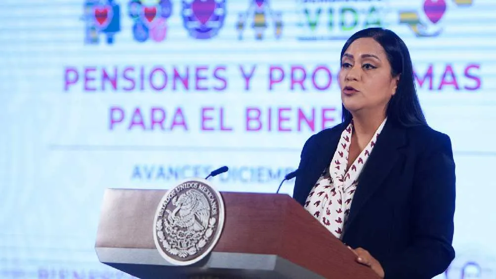 Ariadna Montiel, titular de la Secretaría de Bienestar, informó del incremento en la mañanera.
