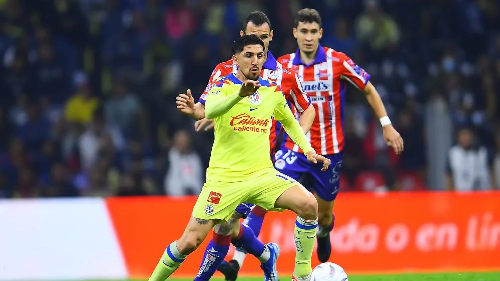Valdez en el partido ante San Luis