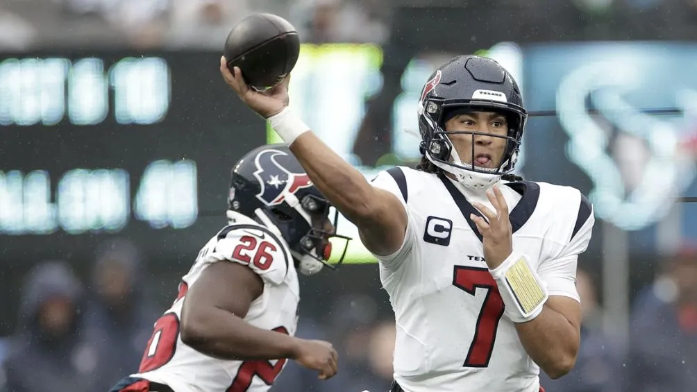 Stroud lanzando ante Jets