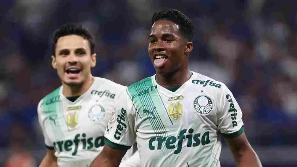 INSTAGRAM: @palmeiras Endrick celebró el campeonato con Palmeiras