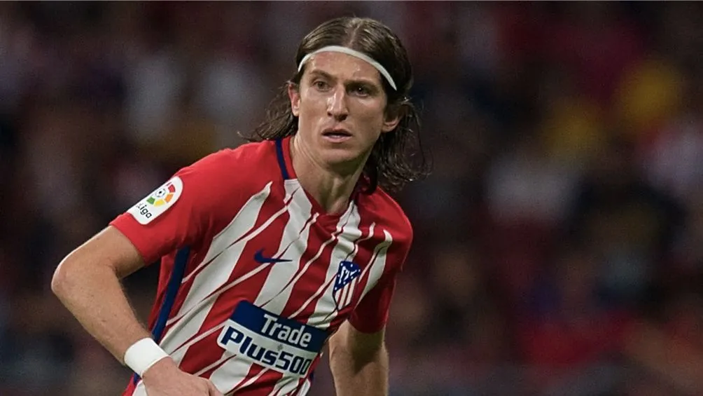 AP Filipe Luis con el Atlético de Madrid