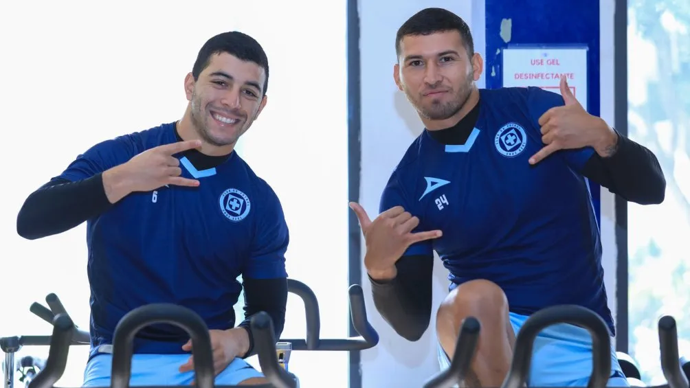 Erick Lira y Juan Escobar ya entrenar con Cruz Azul