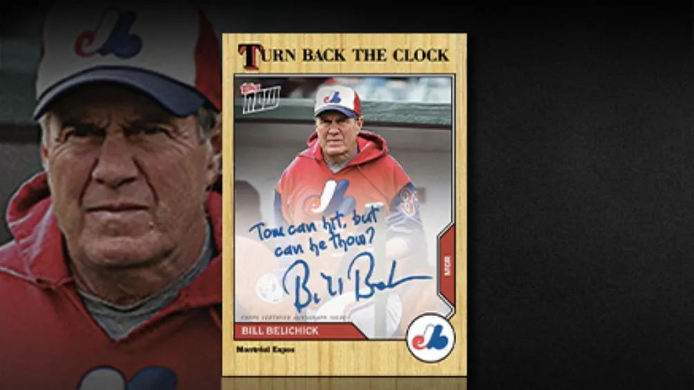 TWITTER: @Topps Topps también sacó una tarjeta de Belichick