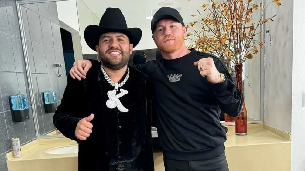 INSTAGRAM: @luisrconriquezoficial Canelo junto a Conriquez