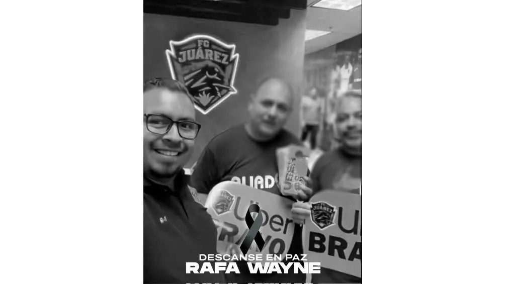 Hasta el equipo de futbol Bravos de Juárez lamentó la muerte del conductor.