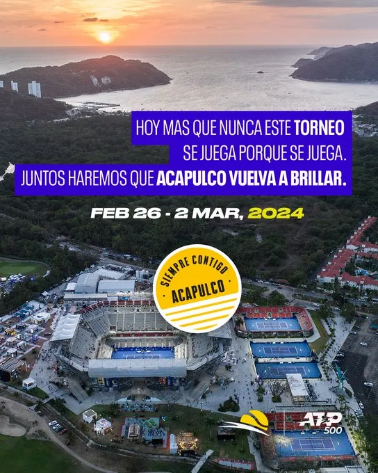 Abierto Mexicano de Tenis anuncia nuevas fechas