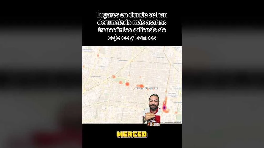 El especialista en análisis espacial hizo un recuento de las zonas de cajeros más peligrosas de la CDMX.